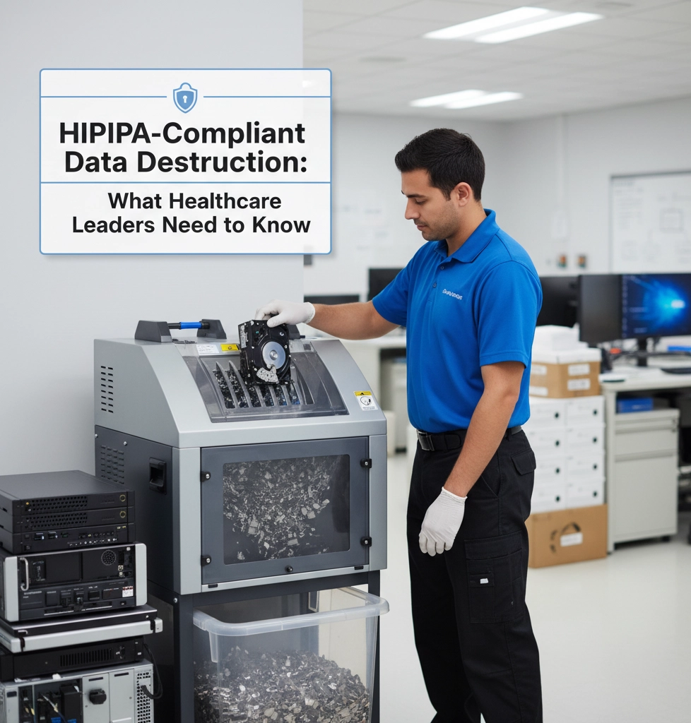 Hipaa compliant data destruction 1 - hard drive shredding | secure paper shredding | hdd wiping