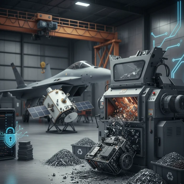 One time paper shredding 4 Secure equipment destruction for defense contractors and aerospace firms - hard drive shredding | secure paper shredding | hdd wiping