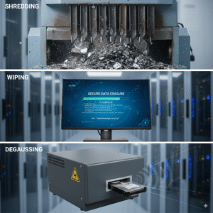 Shredding vs wiping vs degaussing - hard drive shredding | secure paper shredding | hdd wiping